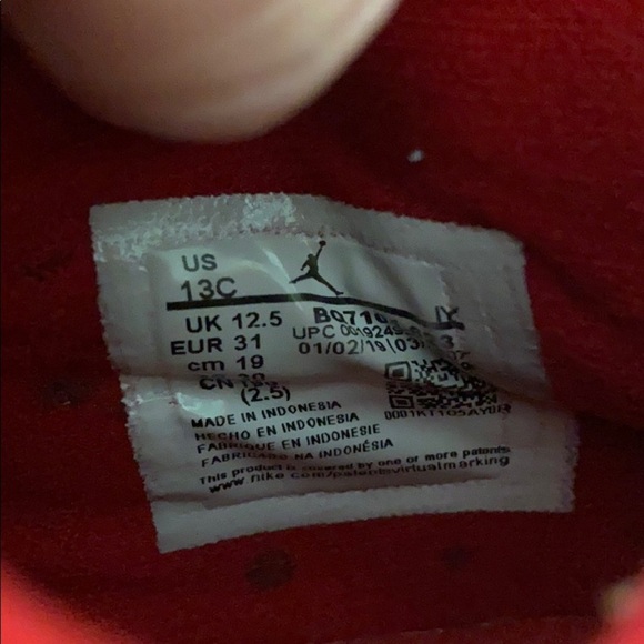 Jordan Retro 11 Little Flex in Red - Picture 7 of 7